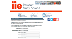 Desktop Screenshot of iiepassport.org